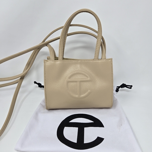 Telfar Handbags - Telfar Small Shopper in Tan